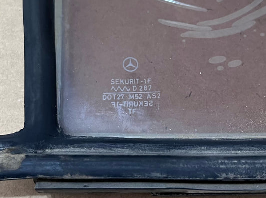 Used Mercedes-Benz Left LH Rear Door Quarter Window Glass Tinted W116